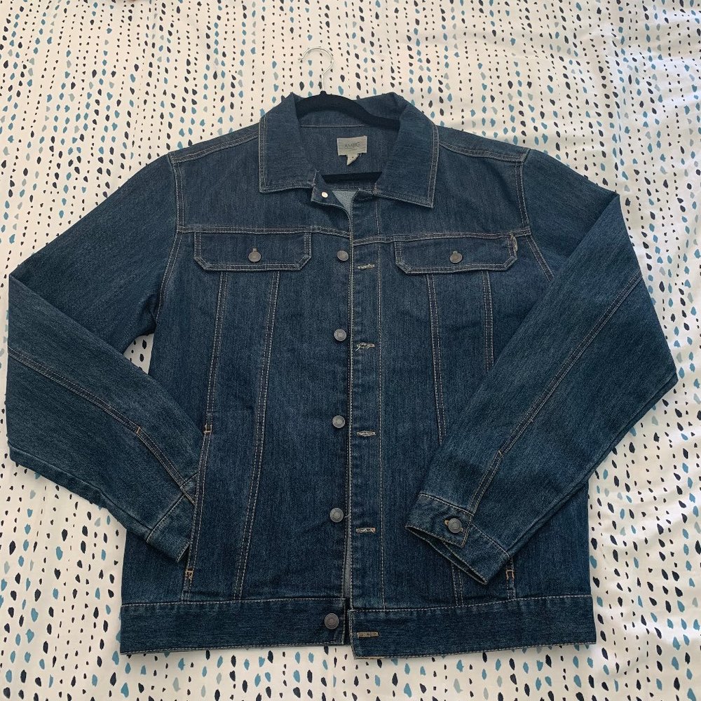 Ambiguous Brand Blue Denim Mens Jacket